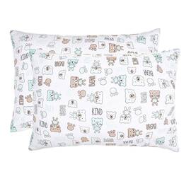 Наволочка бязева Home Line 40х60 (2 шт.) ТЕДДІ кофейно-ментолова (175527), Колір: зелений, Тип: наволочки, Розмір: 40x60