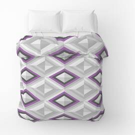 Підковдра бязевий Home Line 145х215 КАЛЕЙДОСКОП сіро-фіолетовий/світло-сірий (174449), Колір: сірий, Тип: підковдри, Розмір: 143x215