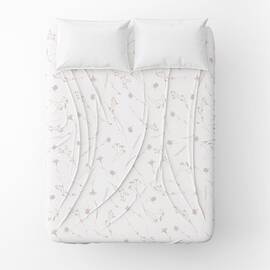 Простирадло бязеве Home Line 150х215 ВОЛОШКИ рожево-лілова на білому (178719), Колір: білий, Тип: простирадла, Розмір: 150x215