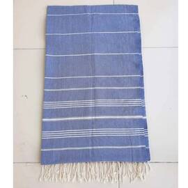 Пляжное полотенце Пештемаль хлопковое 100х180 Mavi Zeron (19771), Цвет: синий, Размер: 100x180