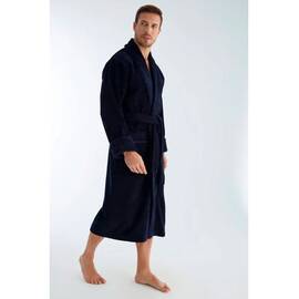 Халат мужской махровый NUSA ns 1330 lacivert (2xl), Цвет: синий, Размер: 2XL