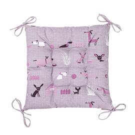 Подушка на стул Home Line 40Х40 ГАВ-ГАВ серо-сиреневая (178517), Цвет: сиреневый, Размер: 40x40