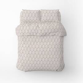 Постельное белье Home Line Фланель 160х220 (1 нав 50х70) ЦВІТІННЯ ТРАВ розовый (179189), Размер: полуторный 145х210, Основной цвет: розовый