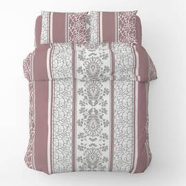 Полуторный комплект Home Line Бязь 145х214 МАРМУР фрезовый (1 нав 50х70) (162827)