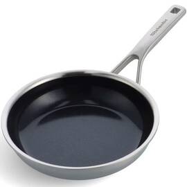 Сковорода KitchenAid MSS, 28 см с керамическим покрытием (CC004950-001), Цвет: серебряный, Тип: сковорода, Форма: круглая, Диаметр (см): 28