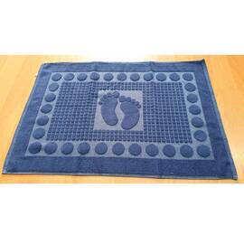 Коврик для ванной 50х70 махровый темно- синий Zeron (20013), Цвет: синий, Размер: 50x70