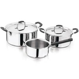 Набір посуду MasterPro Foodies collection, 2 каструлі та ківш (BGEU-5539)