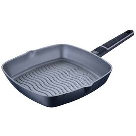 Сковорода гриль MasterPro Indigo, 28х28 см (BGMP-7976), Колір: синій, Тип: сковорода гриль, Форма: квадратна, Діаметр (см): 28