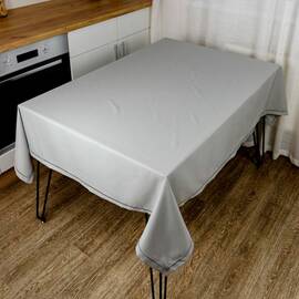 Скатерть Kelly серая 140x220 Прованс (032994), Тип: скатерти, Цвет: серый, Форма скатерти: прямоугольная, Размер: 140x220