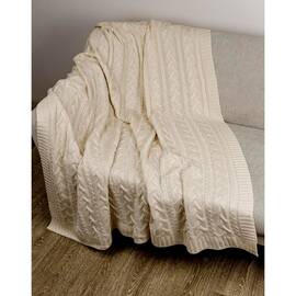 Плед 130х170 Hit Kosa-01 кремовый Прованс (033720), Цвет: кремовый, Размер: 130x170