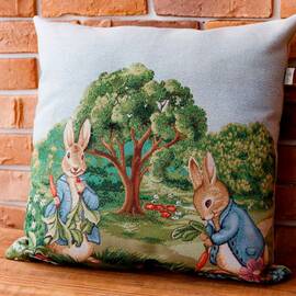 Наволочка декоративная 45х45 Пара зайців Галявина Прованс (034238)