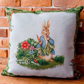 Наволочка декоративная 45х45 Заєць з морквою Галявина Прованс (034242)