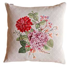 Подушка декоративна 45х45 Букет квітів Гуси Прованс (034205)