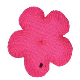 Подушка в'язана декоративна Квіточка 40 см Фуксія Прованс (033714), Колір: фуксія, Розмір: Ø 40