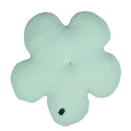 Подушка в'язана декоративна Квіточка 40 см М'ятна Прованс (033717), Колір: зелений, Розмір: Ø 40