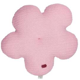 Подушка в'язана декоративна Квіточка 40 см Розова Прованс (033712), Колір: рожевий, Розмір: Ø 40