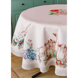 Скатерть овальная 135х240 Гуси Прованс (034179), Тип: скатерти, Цвет: коричневый, Форма скатерти: овальная, Размер: 135x240