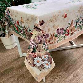 Скатерть 135х300 Alicia Прованс (034295), Тип: скатерти, Цвет: коричневый, Форма скатерти: прямоугольная, Размер: 135x300