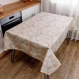 Скатерть пятноустойчивая Симфони 136х220 Алюр беж Прованс (033599), Тип: скатерти, Цвет: бежевый, Форма скатерти: прямоугольная, Размер: 136x220