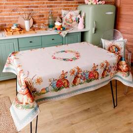 Скатерть 135х350 Злагода Прованс (034139), Тип: скатерти, Цвет: коричневый, Форма скатерти: прямоугольная, Размер: 135x350