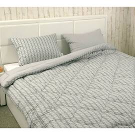 Ковдра 172х205 силіконова поліестер Руно (Р316.52_Grey Braid), Сезонність: зимова, Розмір: 172x205