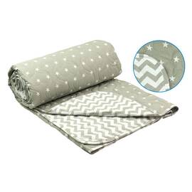 Одеяло 140х205 бязь силикон зигзаг Руно (321.02СЛК_Зигзаг), Сезонность: демисезонное, Размер: 140x205