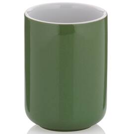 Стакан для зубных щеток KELA Isabella зеленые листья 10х7.5 см (22006)