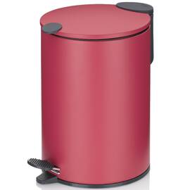 Відро для сміття KELA Mats пастельно-червоний 3 л (23618)