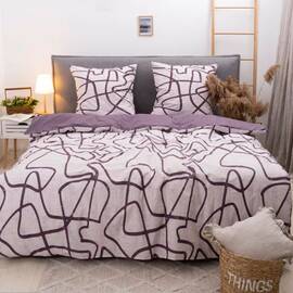 Постельное белье 24254 ранфорс 143х210 Вилюта, Размер: полуторный 145х210, Основной цвет: сиреневый