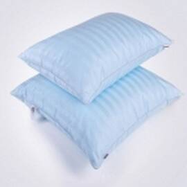 Подушка антиалергенна MirSon Tencel Valentino 0368 м'яка 70х70 см (2200000015051), Колір: блакитний, Розмір: 70x70