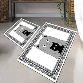 Набор ковриков Chilai Home 60x100, 50x60 MOM CAT
