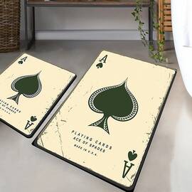 Набор ковриков Chilai Home 60x100, 50x60 PLAYING CARDS