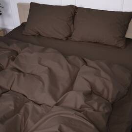Пододеяльник Mirson Ranforce Elite 191217 Chocolate Perla 220х240 (2200004642871), Цвет: шоколадный, Тип: пододеяльники, Размер: 220x240