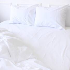 Простынь на резинке MirSon Ranforce Elite 112107 White 150х200х25 (2200004701813), Цвет: белый, Тип: простыни на резинке, Размер: 150x200