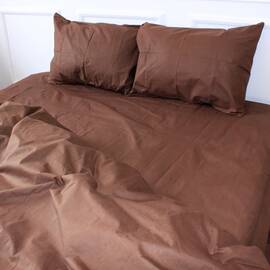 Простынь на резинке MirSon Ranforce Elite 191217 Chocolate Perla 80х190х25 (2200004699936), Цвет: шоколадный, Тип: простыни на резинке, Размер: 80x190