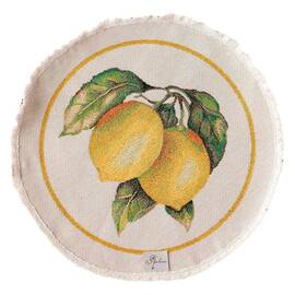 Салфетка круглая D-25 Сицилія Прованс (035440), Тип: салфетки, Цвет: желтый, Форма скатерти: круглая, Размер: Ø25