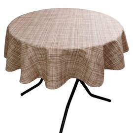 Скатерть круглая D-180 Тереза Клітинка Прованс (034504), Тип: скатерти, Цвет: коричневый, Форма скатерти: круглая, Размер: Ø180