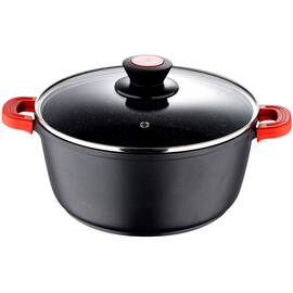 Каструля з кришкою Bergner Chroma 20 см 2.2 л (BG-30114-BK), Тип: каструля, Об'єм: 2,2 л, Колір: чорний