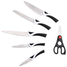Набор ножей с ножницами Bergner Kyoto, 6 предмета (BG-39319-MM)