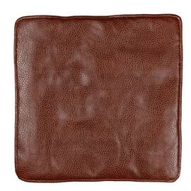 Чохол на табурет 35х35 коричневий з екошкіри Прованс (034067), Колір: коричневий, Розмір: 35x35