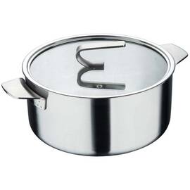 Каструля з кришкою MasterPro Sigma, 4.9 л (BGMP-1666-MM), Тип: каструля, Об'єм: 4,9 л, Колір: срібний