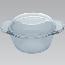 Термостойкая кастрюля круглая с крышкой 2,0л Maestro (MR5020)