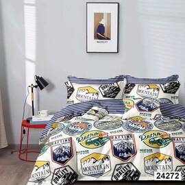 Комплект подростковый 24272 ранфорс 143х210 (50х70) Вилюта