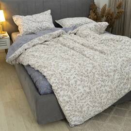 Постельное белье 154 сатин люкс 175х210 Вилюта, Размер: двуспальный 175х210, Основной цвет: голубой