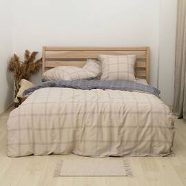 Постельное белье 742 сатин твилл 2шт(143х210) Вилюта, Размер: семейный 2шт(145x210), Основной цвет: бежевый