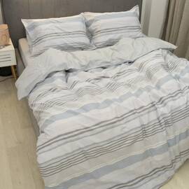 Постельное белье L-006 сатин deluxe Tiare 2шт(143х210) Вилюта, Размер: семейный 2шт(145x210), Основной цвет: серый