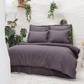 Постільна білизна Altinbasak поплін 200х220 berry, Розмір: двоспальний євро 200х220, Основний колір: фіолетовий