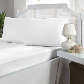 Простирадло сатинове на резинтці 180х200х30 з наволочками 50х70 First choice white, Колір: білий, Тип: набори простирадла + наволочки, Розмір: 180x200x30