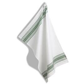 Кухонное полотенце KELA Cora 50x70 белое в зеленую полоску (12826)
