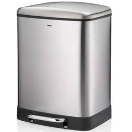 Відро для сміття KELA Davino з сріблястою педаллю 2х12 л, 2 відділи (10954)
